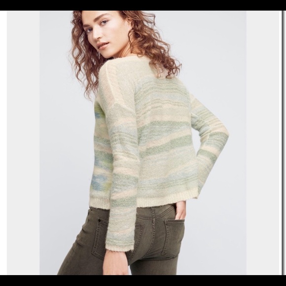Anthropologie Rare Frosted Horizon Pullover Sweater - Picture 2 of 4